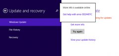Win8系统检测更新出现8024401C提示如何解决