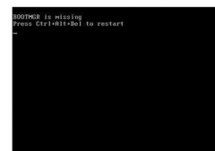 bootmgr is missing 开机黑屏无法进系统怎么办