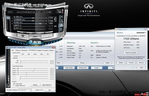 高端移动显卡对决HD5870m对决GTX480m