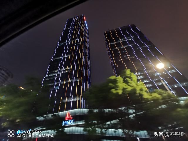 华为手机的超强夜景有多强？夜间行车拍摄，画面令人惊艳