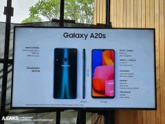 三星Galaxy A20s配置曝光 骁龙450/6.5吋屏/下月发布