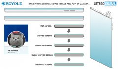 柔宇瀑布屏新机设计专利曝光：翻转式摄像头设计独特