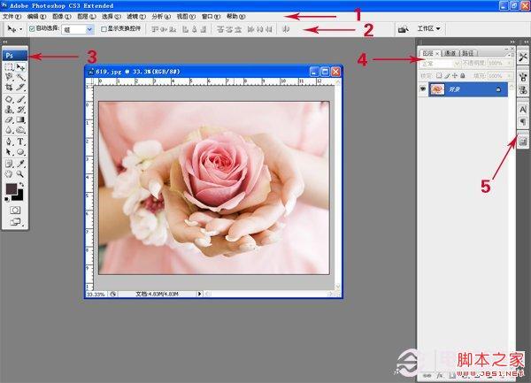 基础要l牢固！Photoshop 界面详细介绍