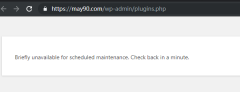 如何解决”Briefly unavailable for scheduled maintenance. Check ba