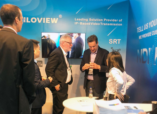 局域网低延时NDI技术+互联网低延时SRT技术，亮相2019IBC