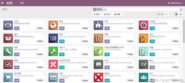 全球排名第一的开源ERP Odoo v12 最新一键安装体验版正式发布