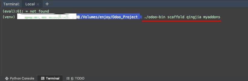 Odoo 创建新模块-创建我们第一个模块