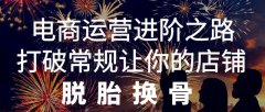 电商运营进阶之路，打破一切常规技巧让你的淘宝店铺脱胎换骨！