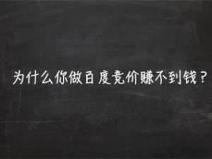 百度竞价是“烧钱”还是“暴利”