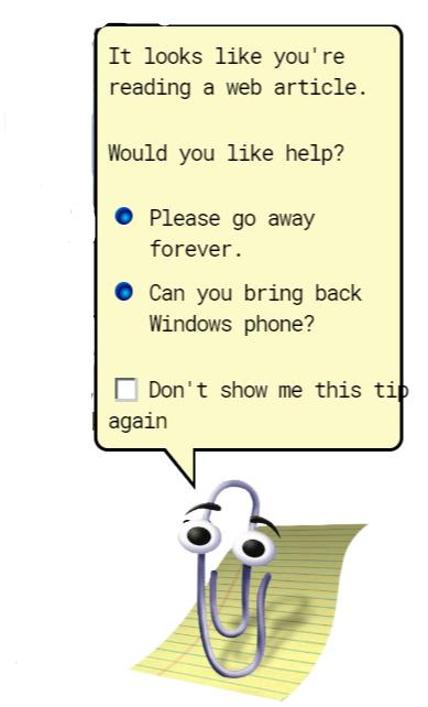 小娜消失，Clippy回归，微软改造win10的步子迈的有点大