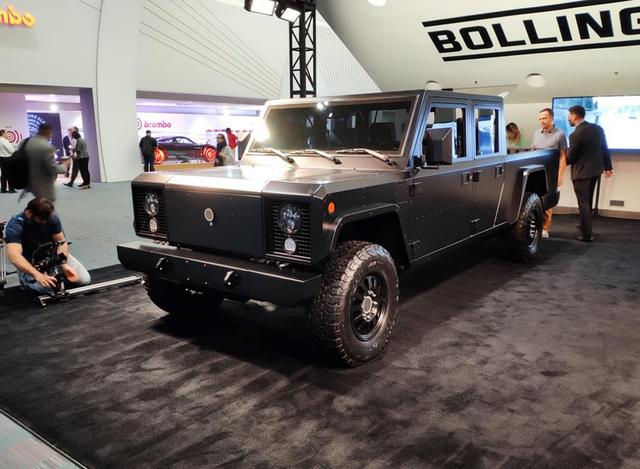 美国全新的纯电动车企，新车极像奔驰大G，外加一台大G皮卡