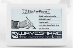 无需电池的显示屏，支持2.13，4.2和7.5英寸