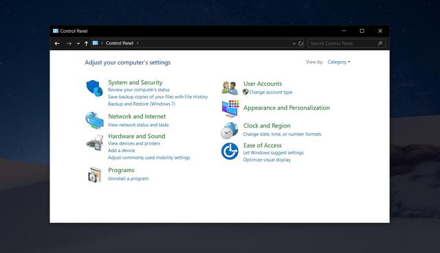 面世33年的控制面板 要从Windows 10上“消失”了
