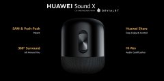华为智能音箱Soung X亮相海外市场，手机音箱一碰传音