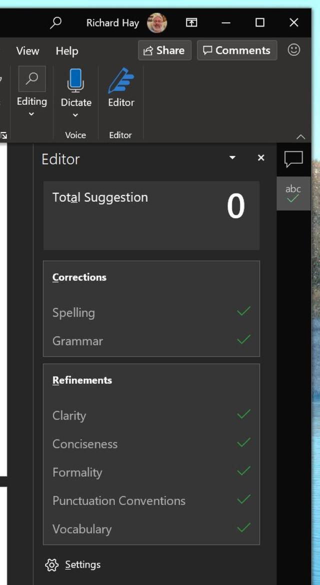 Microsoft Editor上线：Word文档编辑的智能助手