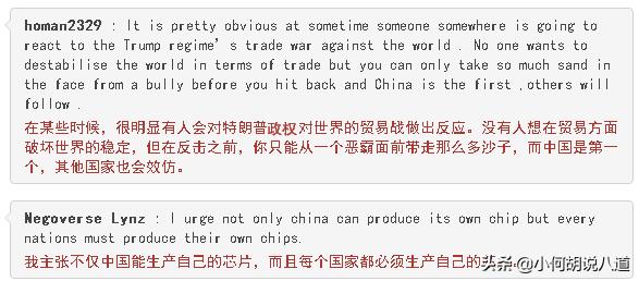 高端技术芯片，国外网友评论：中国能生产芯片吗？