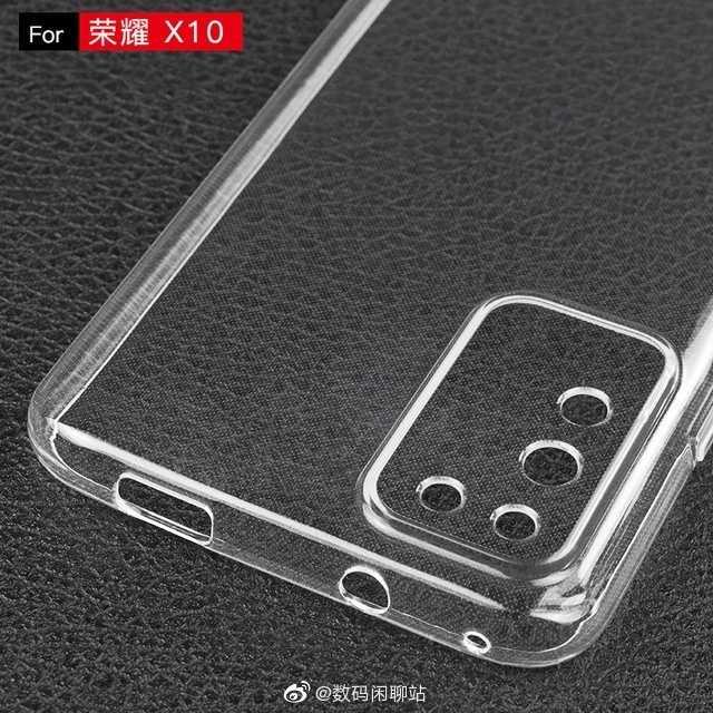 升降全面屏确认！荣耀X10系列手机壳照曝光