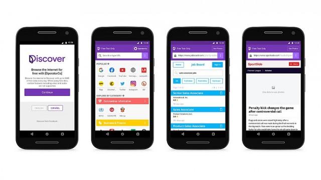 Facebook推出Discover新服务：可免流量费访问任意网站