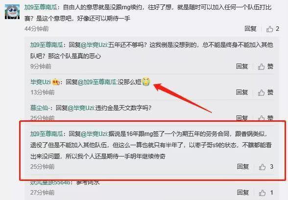 UZI退役难道又是合同问题？网友爆料RNG把UZI合同卡死，不让走