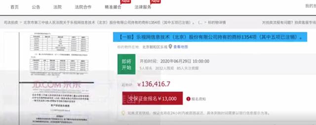 一百块一个商标，乐视这一场大戏终是要完结了