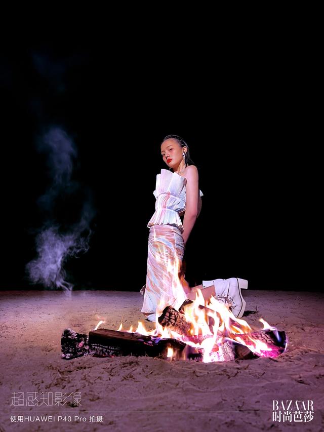 你看到的那些时尚大片 也许真的是华为P40系列一键直拍的