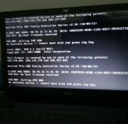 开机黑屏显示This Product is covered by one or more of the fo