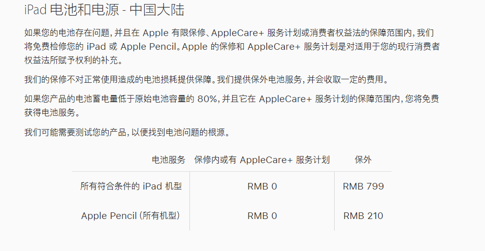 苹果推出全新售后政策，只需799即可更换全新iPad
