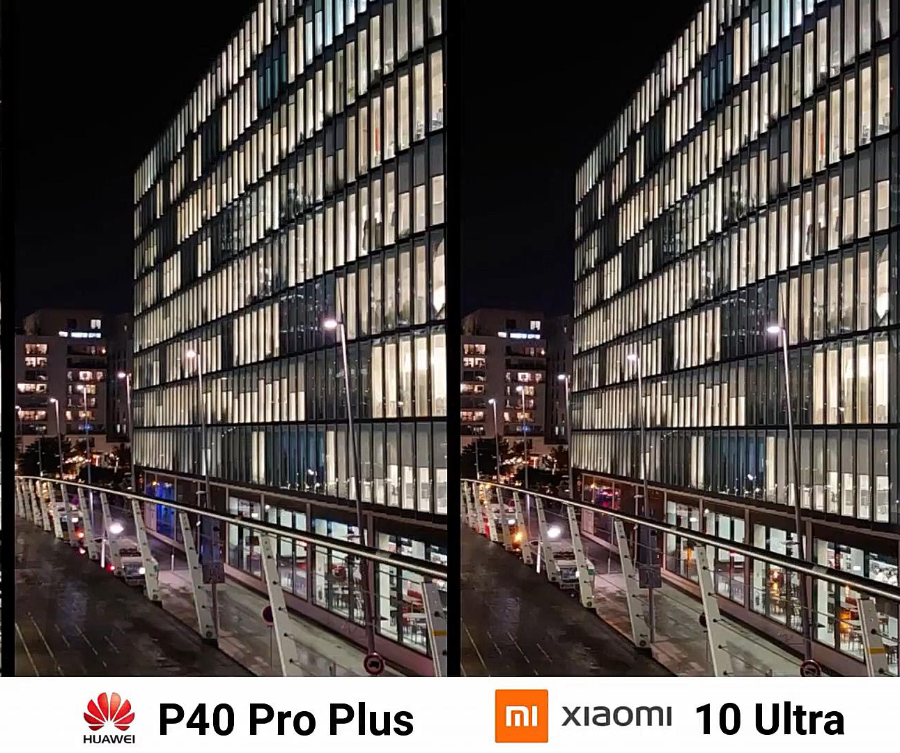 小米10纪念版与华为P40Pro+夜拍对决：谁料到差距如此大