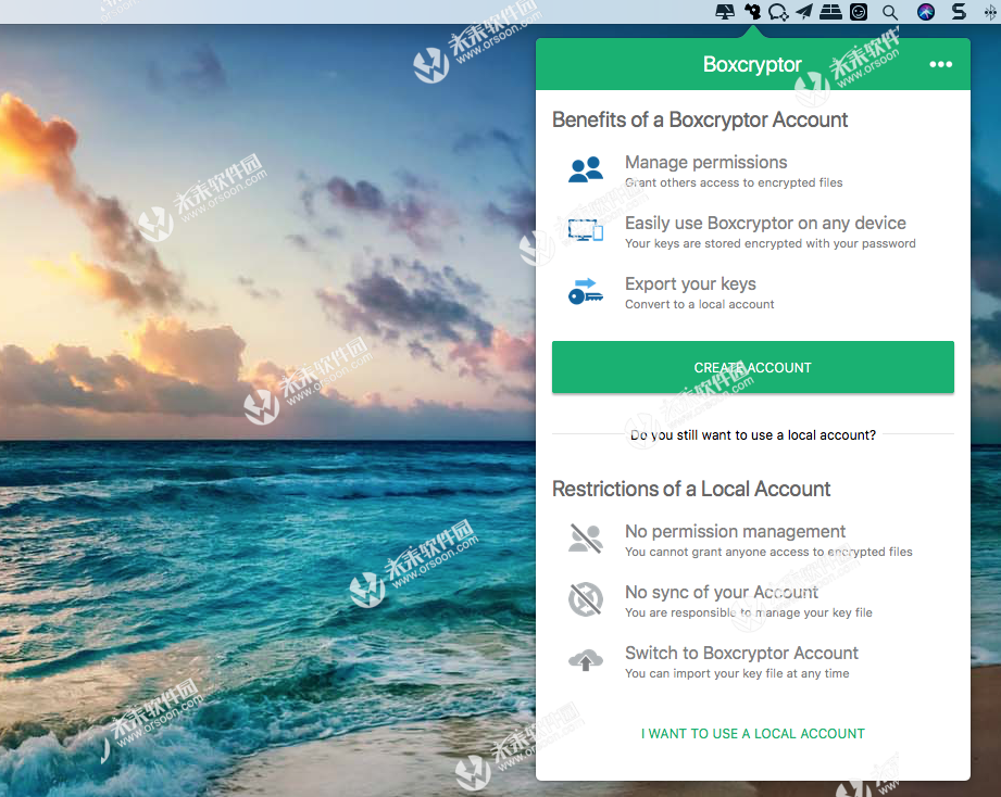 Boxcryptor for Mac(云储存加密工具)免费版