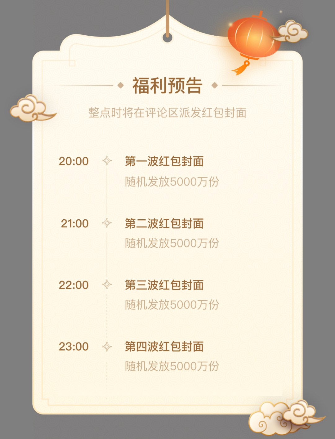 微信:视频号独家直播竖屏春晚,将发放专属红包封面 图片