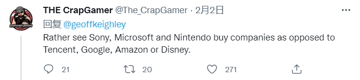 大整合时代开始,TGA 创始人称 2022 年游戏圈将有更多大型收购