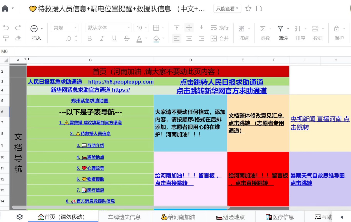 应用程序, 表格