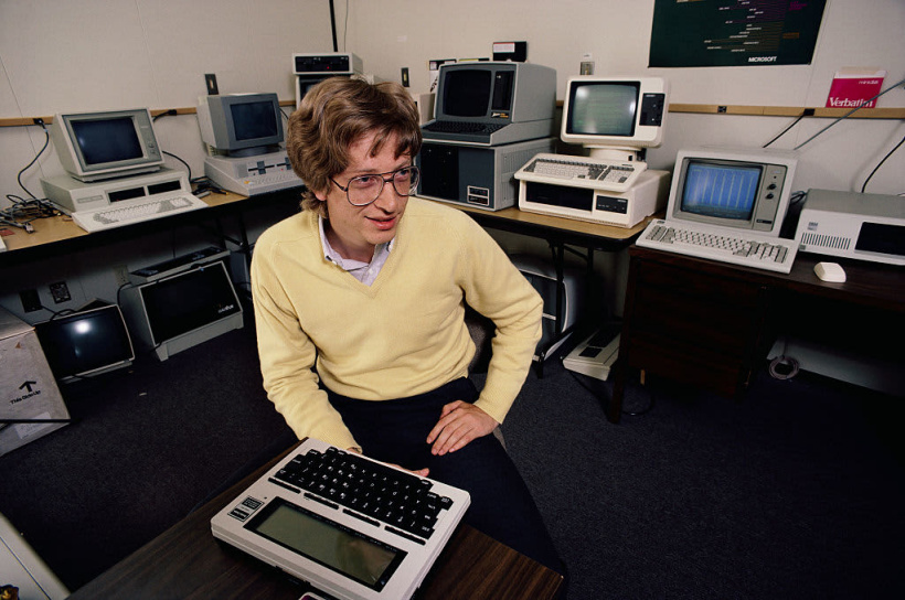 This is Bill Gates' resume from 1974—when he was making $15,000 a year