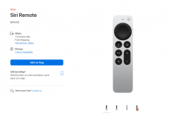 苹果 2022 款 Apple TV 4K 包装盒不包含 Siri 遥控器 USB-C 充电线