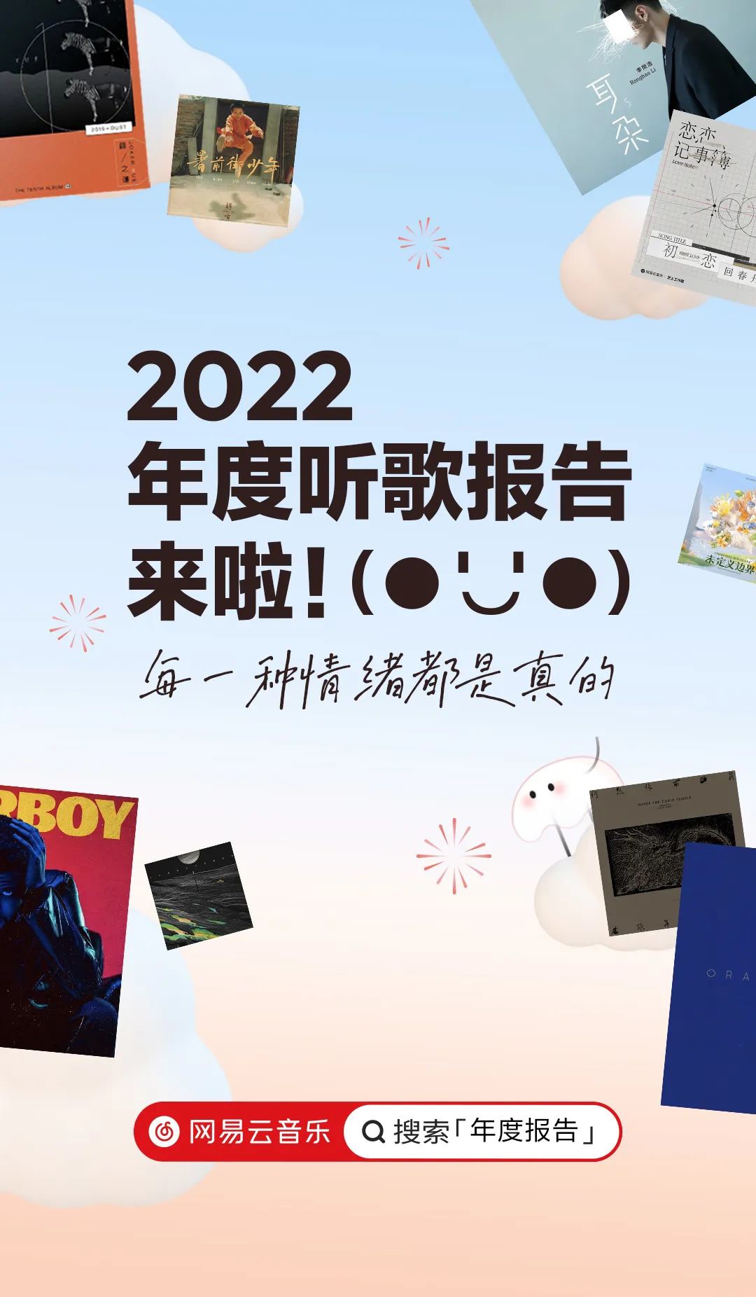 网易云音乐 2022 年度听歌报告上线,回顾过去一年的听歌历程