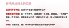 百度搜索引擎对SEO元素的权重分析，探究SEO优化的重点和技巧！